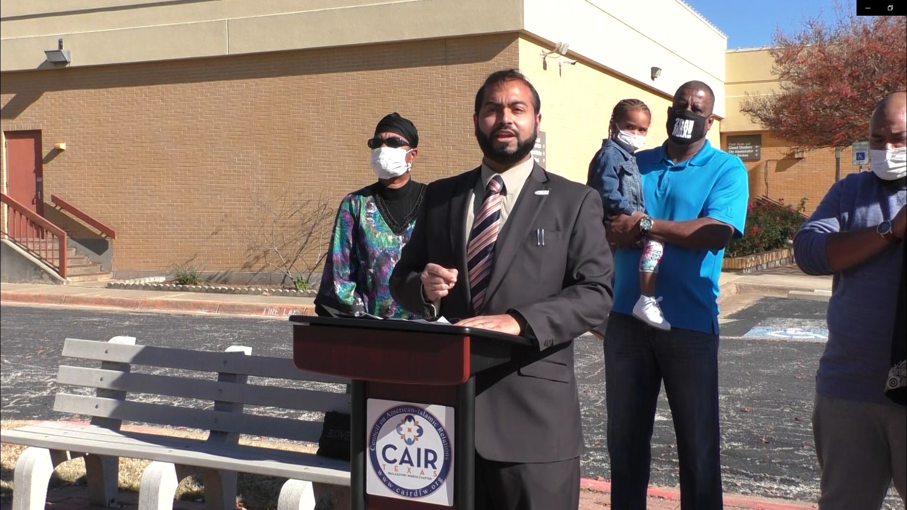 Press Conference: CAIR-DFW Calls on All Municipal Courts to Allow Religious Headcoverings, like the Hijab